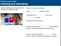 Image Listening and note-taking: Turbulence