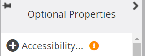 Accessibility Optional Property